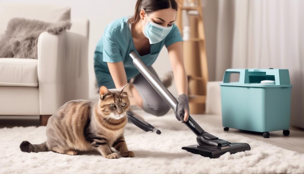 controlling cat hair buildup