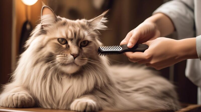 grooming long haired cats easily