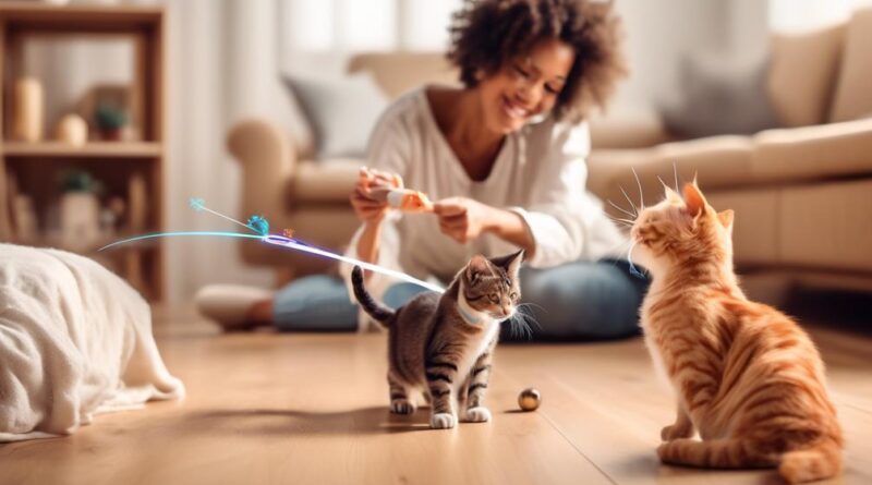 interactive toy recommendations for bonding with cats