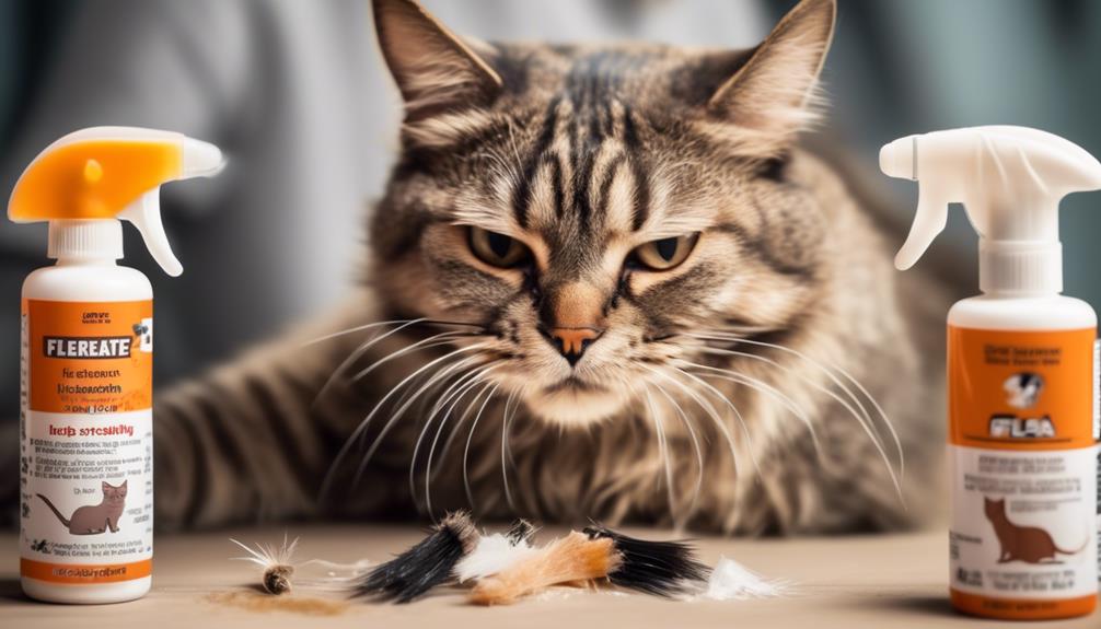 managing cat flea allergies