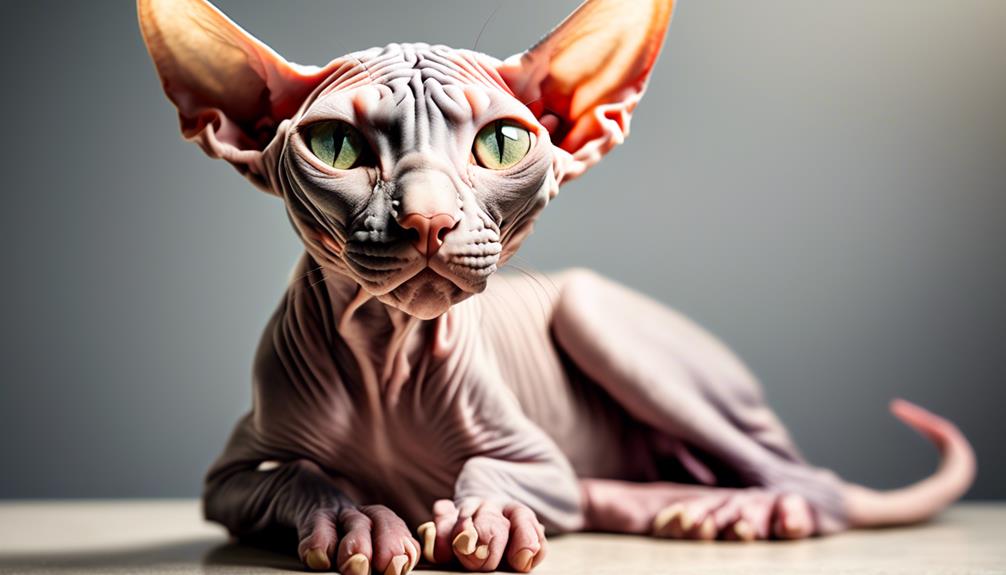 mysterious hairless cat breed