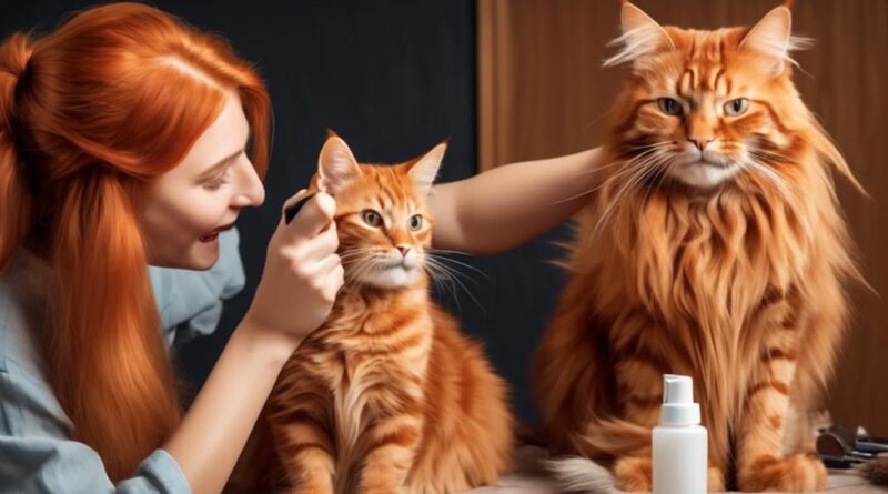 reducing hairballs through grooming