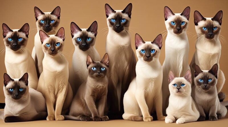 seven siamese cat breeds