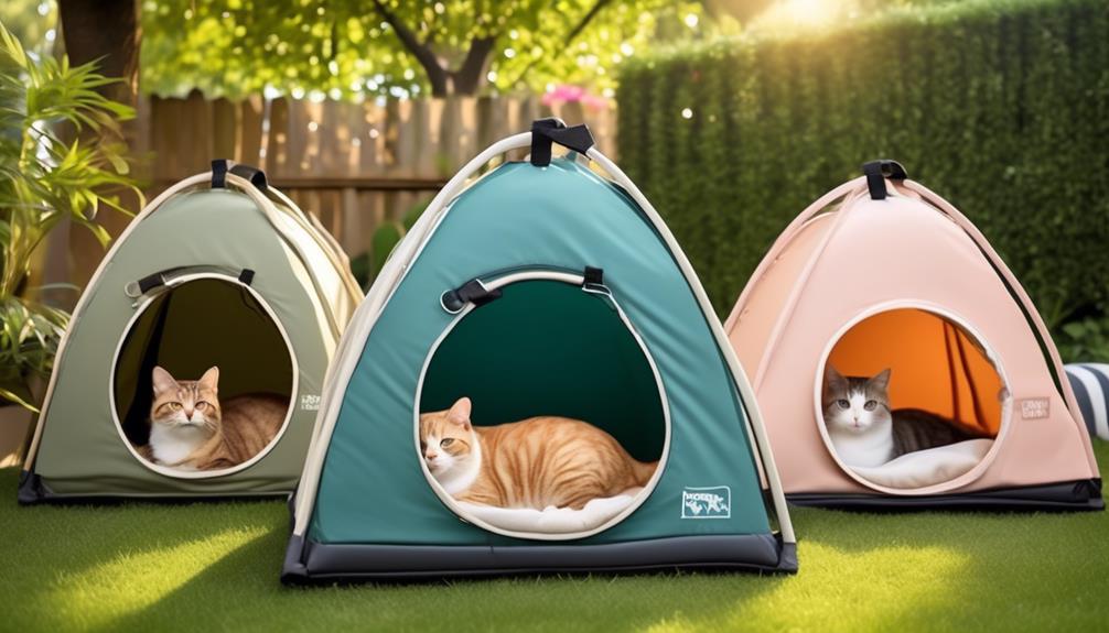 convenient outdoor shelter for cats