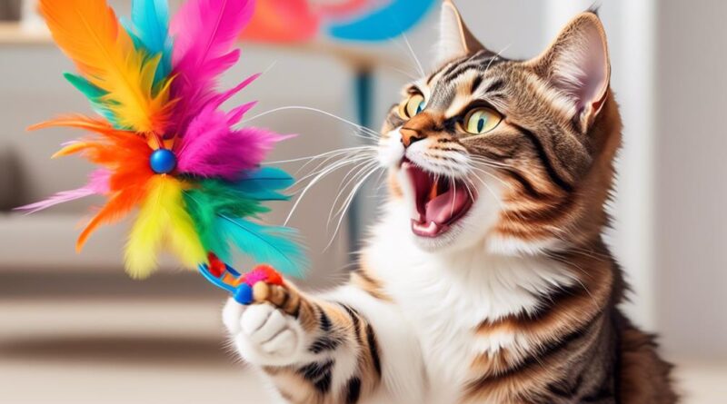 feather teaser toys for cats