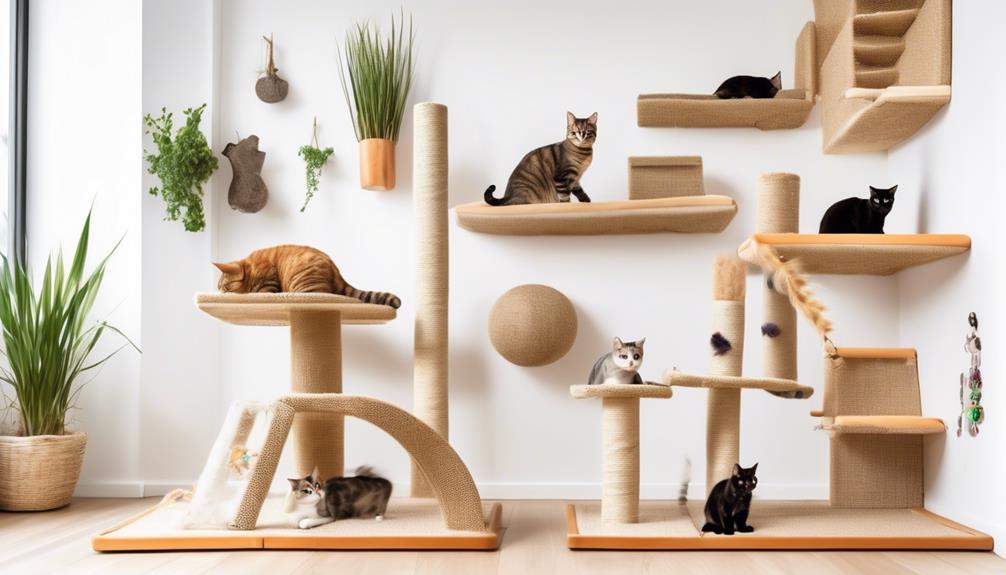 interactive cat climbing toys