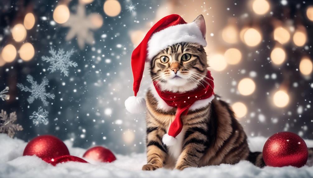 seasonal accessories for cat photography