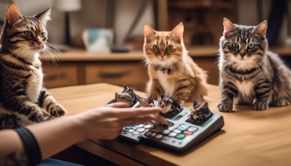 training multiple cats with clicker