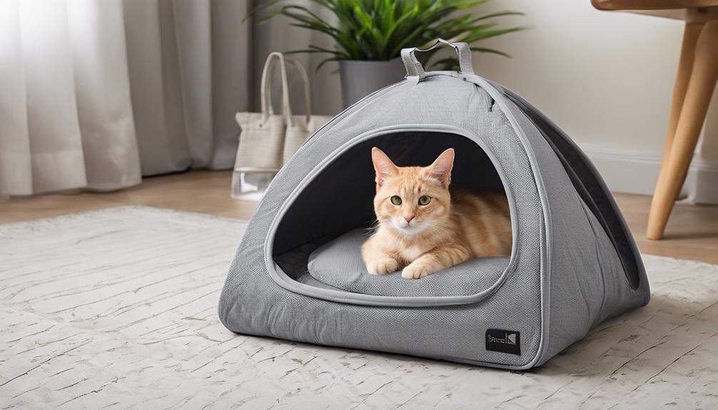 comfortable portable beds for cats