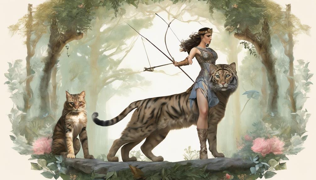 goddess of hunting cats