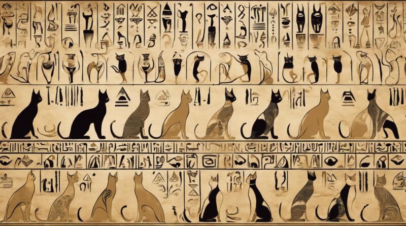 cat symbolism in egyptian art