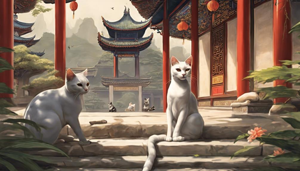 cats revered in china