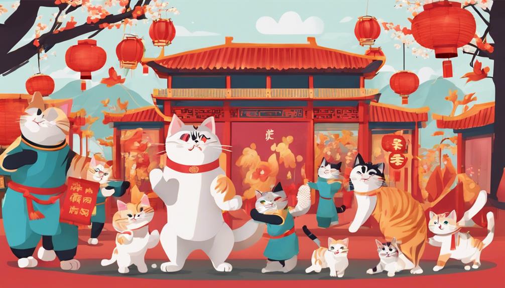 cultural celebrations with felines