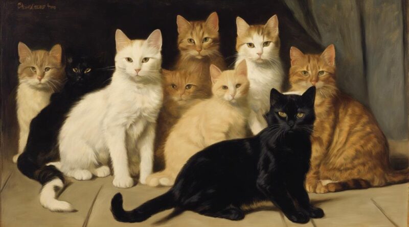 famous cat paintings history