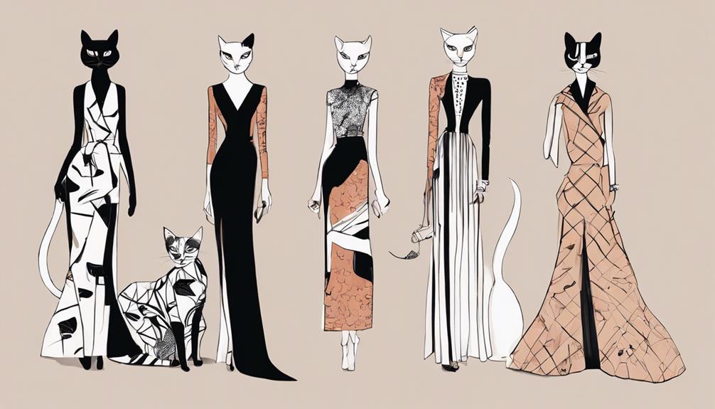 fashionable cat inspires designer