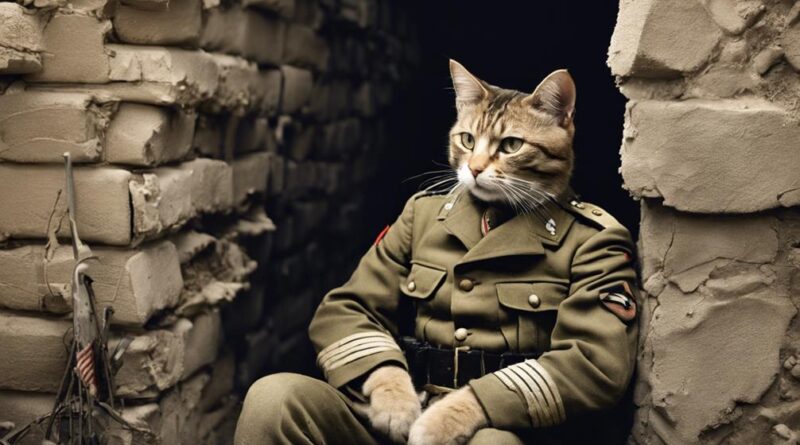 feline contributions in wartime