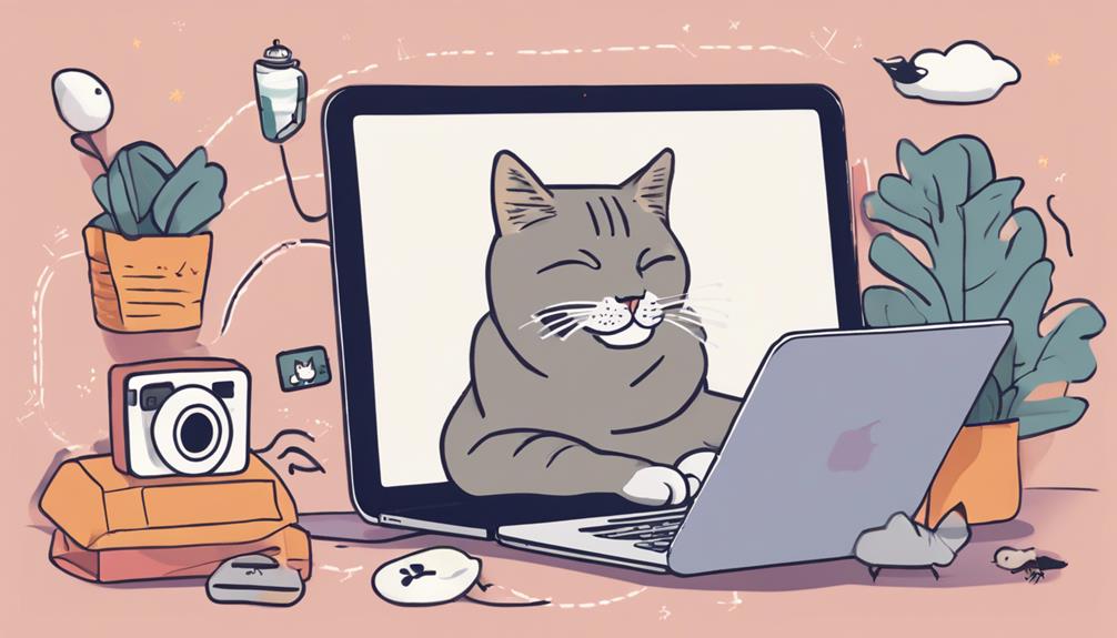 feline fascination on internet