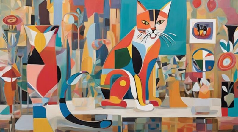 feline inspired art by modern artists