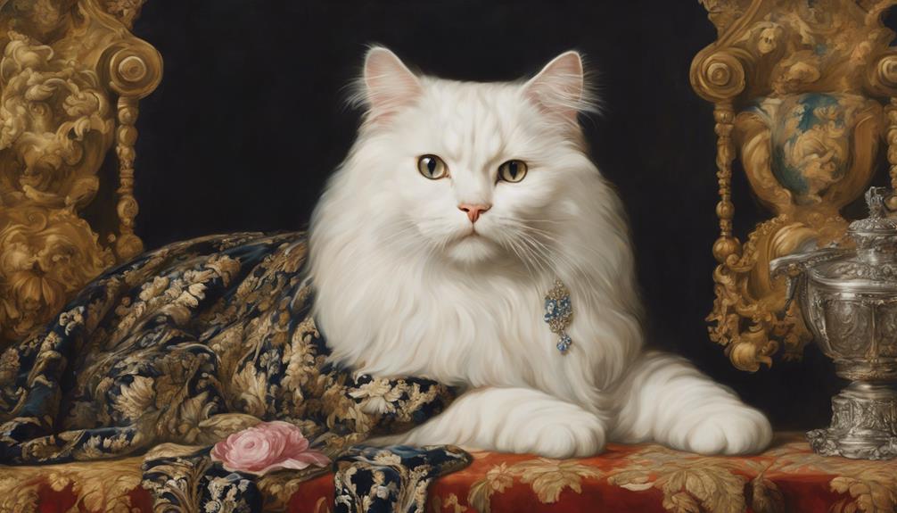 feline opulence in art