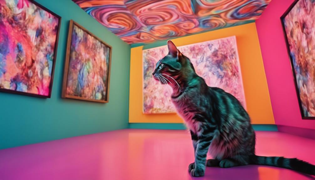 feline presence in art