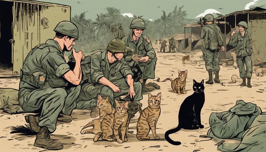 feline soldiers in combat