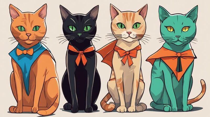 iconic comic book felines