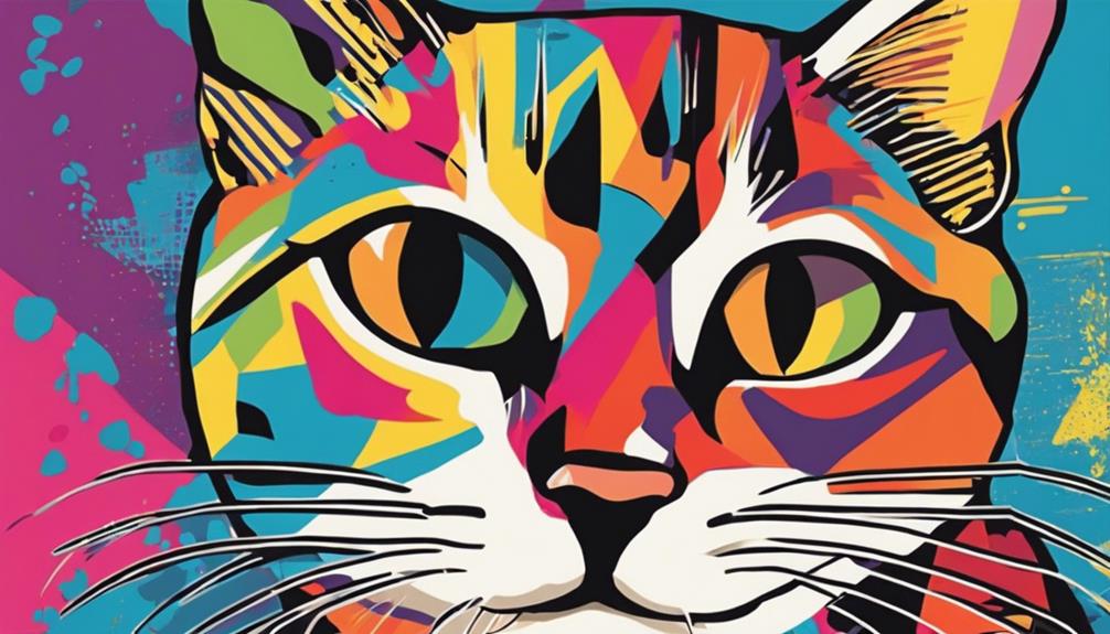 meow in vibrant colors